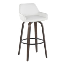 Load image into Gallery viewer, Daniella - Contemporary Fixed Height, Barstool With Swivel With Round Footrest (Set of 2)
