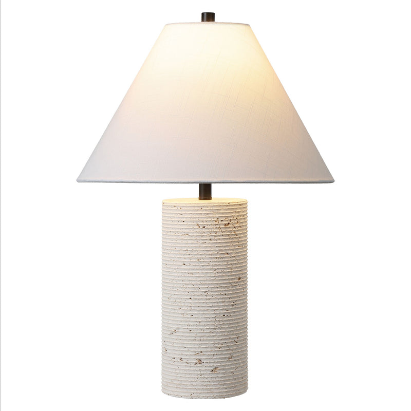 23" Novelty Table Lamp LED With Empire Shade - Beige