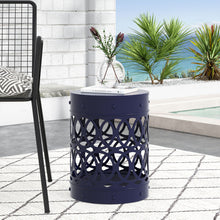 Load image into Gallery viewer, Outdoor Metal Large End Table, Modern Design

