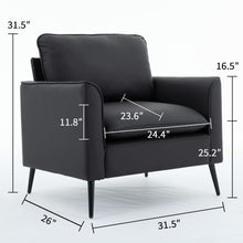 Load image into Gallery viewer, Nordic Retro Light Luxury Upholstered Sofa Chair
