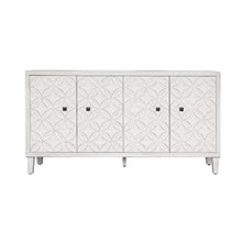 Load image into Gallery viewer, Accent Cabinet 4 Door Wooden Cabinet Sideboard Buffet Server Cabinet Storage Cabinet, For Living Room, Entryway, Hallway, Office, Kitchen And Dining Room - White Wash
