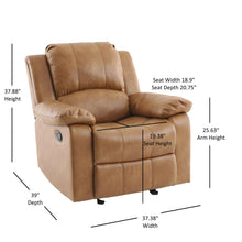 Load image into Gallery viewer, Charlotte - Glider Recliner With Classic Style

