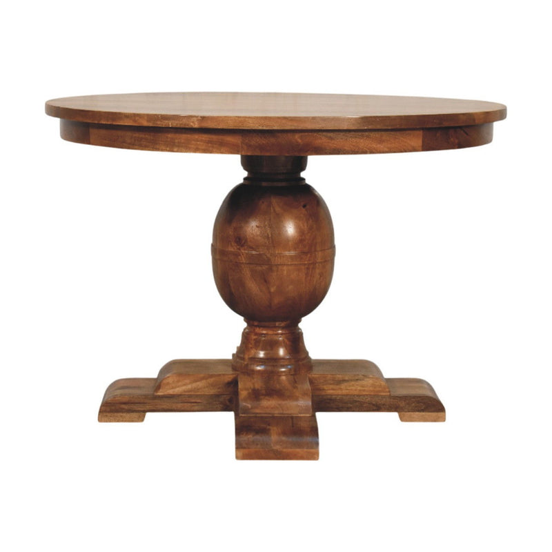 Solid Wood Dining Table (727861) - Brown