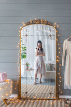 Load image into Gallery viewer, Lavish - Full Length Mirror, AntiqueMetal Floor Mirror For Living Room, Bedroom - Gold
