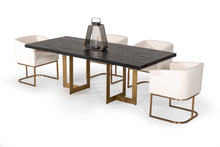 Load image into Gallery viewer, 87" Rectangular Dining Table - Black

