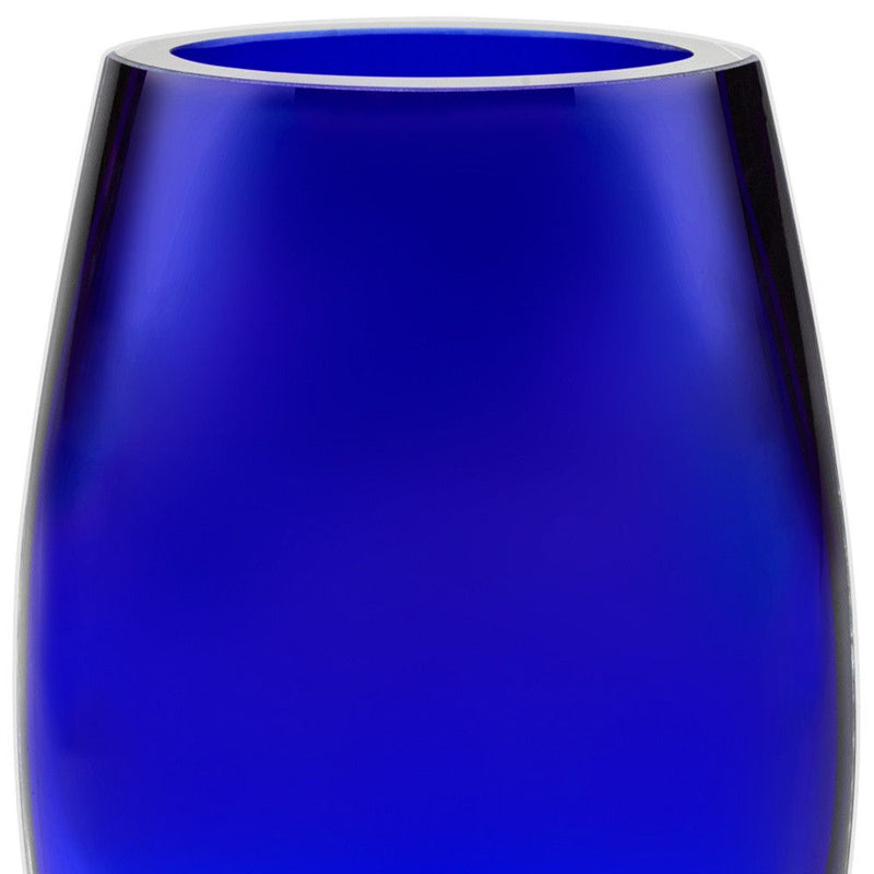 Oval Free Table Vase (375846) - Cobalt / Cobalt