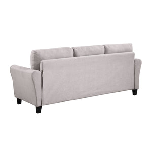 79.9" Modern Living Room Sofa Linen Upholstered Couch Furniture for Home or Office ,Light Grey,(3-Seat,Old Sku:WF288519AAR)