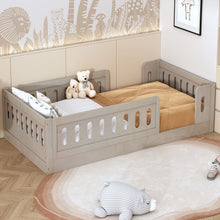 Load image into Gallery viewer, Platform Bed With Guardrail
