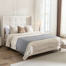 Load image into Gallery viewer, Peyton - Upholstered Bed With 54" High Headboard, Traditional Hand Buttoned Tufting
