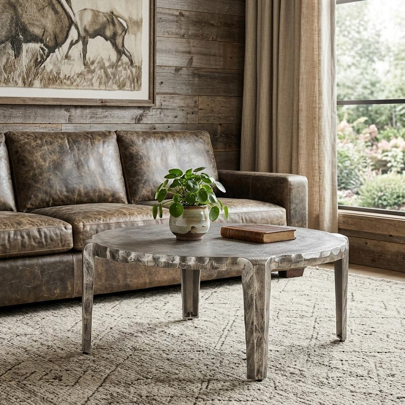Round Coffee Table - Silver