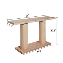 Load image into Gallery viewer, Double Cylinder Base Console Table For Living Room - Multi
