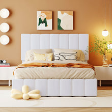 Load image into Gallery viewer, Elegant Upholstered Platform Bed With Hydraulic Storage System
