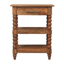 Load image into Gallery viewer, Solid Wood Wood End Table With Drawer Shelf (719335) - Brown
