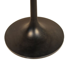 Load image into Gallery viewer, 40" Rounded Solid Wood And Iron Pedestal Base Dining Table - Brown
