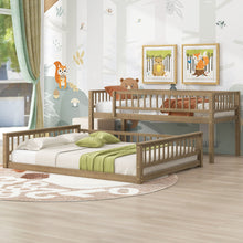 Load image into Gallery viewer, Bunk Bed With Ladder And Guardrails
