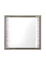 Load image into Gallery viewer, Wood Lighted Dresser Mount Framed Mirror - White / Silver
