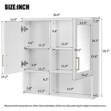 Load image into Gallery viewer, 2 In 1 Wall-Mounted Mirror Cabinet With Adjustable Shelves, Soft-Close Doors, High-Definition Mirror &amp; Storage
