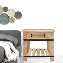 Load image into Gallery viewer, 26" One Drawer Nightstand - Light Brown
