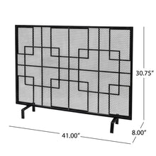 Load image into Gallery viewer, Dorothy - Modern Single Panel Iron Fire Screen
