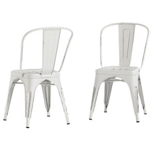 Load image into Gallery viewer, Metal Dining Parsons Chairs (Set of 2) - White
