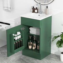 Load image into Gallery viewer, Bathroom Vanity With Sink, Cabinet With Adjustable Shelf
