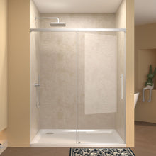 Load image into Gallery viewer, Frameless Single Sliding Shower Door With Handle
