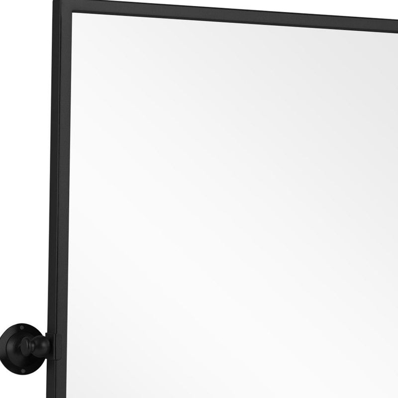 31" Framed Accent Mirror - Black