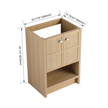 Load image into Gallery viewer, Modern Freestanding Bathroom Vanity With 2 Soft Closing Doors
