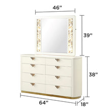 Load image into Gallery viewer, La Pierre - Modern Bedroom Set With Upholstered LED Bed
