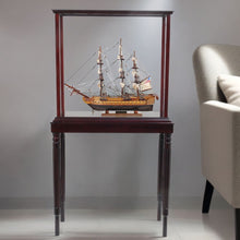 Load image into Gallery viewer, Hand Painted Model Boat Tabletop Sculpture (401932) - Brown
