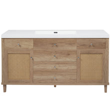 Load image into Gallery viewer, Bathroom Vanity With Sink, 5 Legs, Soft Close Drawers
