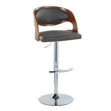 Load image into Gallery viewer, Pino - Mid Century Modern Adjustable Barstool &amp; Swivel With Rounded T Footrest (Set of 2)
