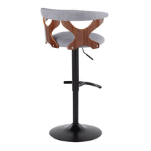 Load image into Gallery viewer, Gardenia - Contemporary Adjustable Barstool, Swivel With Rounded T Footrest (Set of 2)
