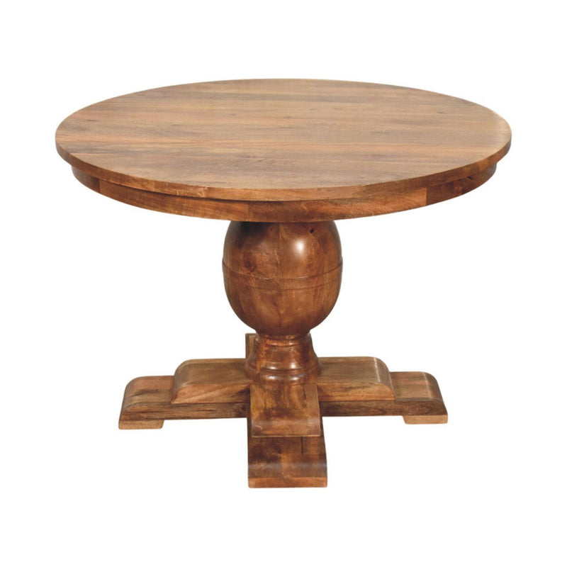 Solid Wood Dining Table (727861) - Brown