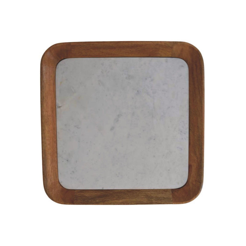Square Coffee Table With 11 - Brown