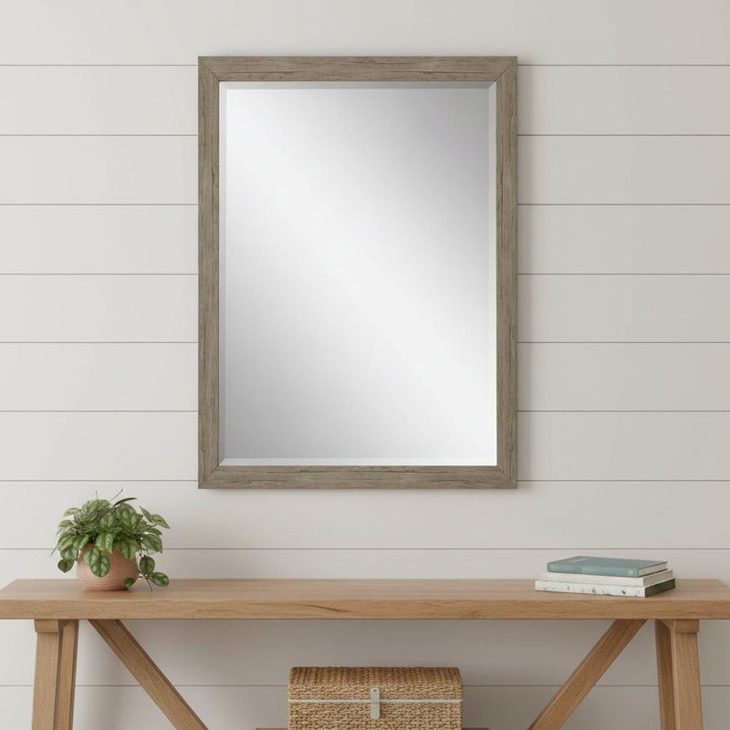39" Accent Mirror - Light Brown