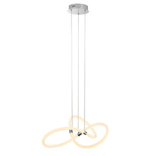 Load image into Gallery viewer, 23'' Metal LED Dimmable Chandelier - Silver
