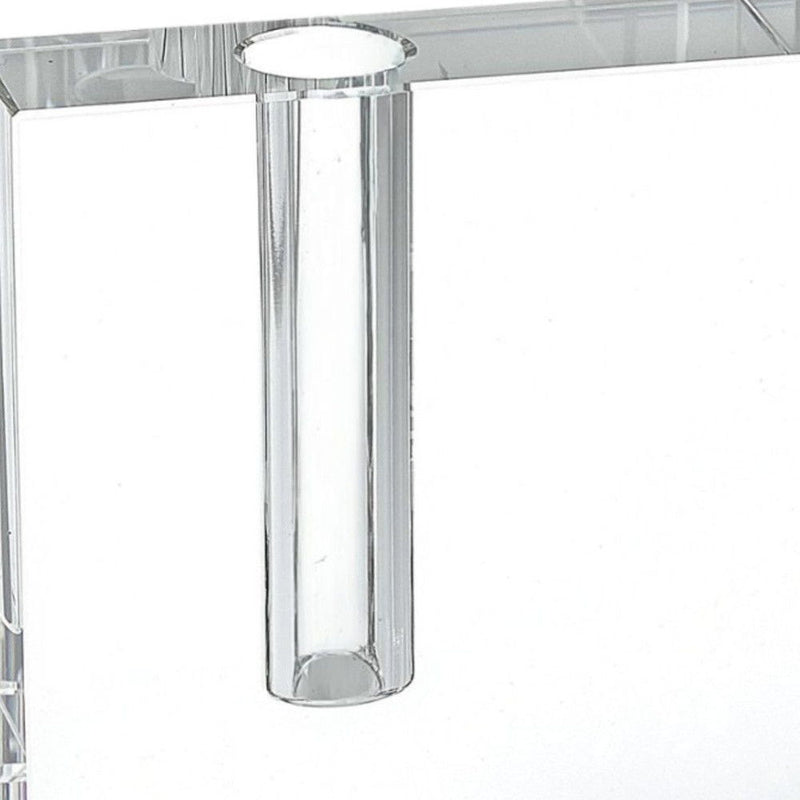 Square Free Bud Vase - Clear