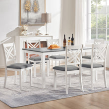 Load image into Gallery viewer, Kitchen Dining Set, Rectangular Dining Table &amp; Upholstered Chairs
