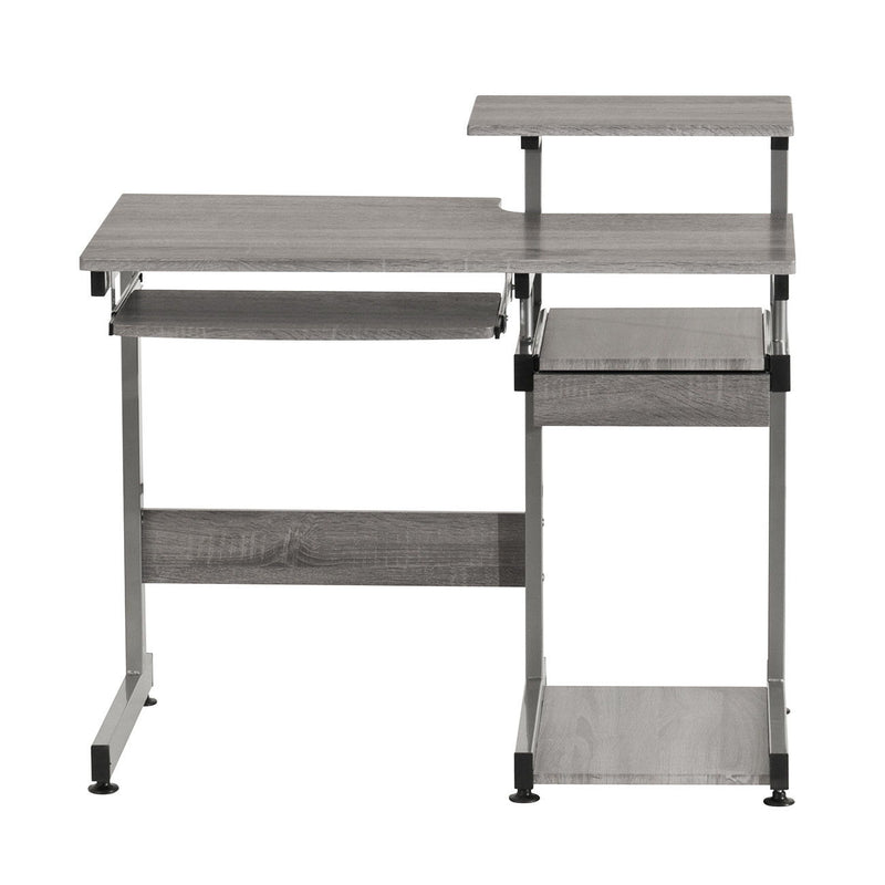 Stainless Computer Desk - Gray / Silver