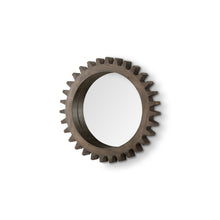 Load image into Gallery viewer, 26" Abstract Framed Accent Mirror - Dark Brown
