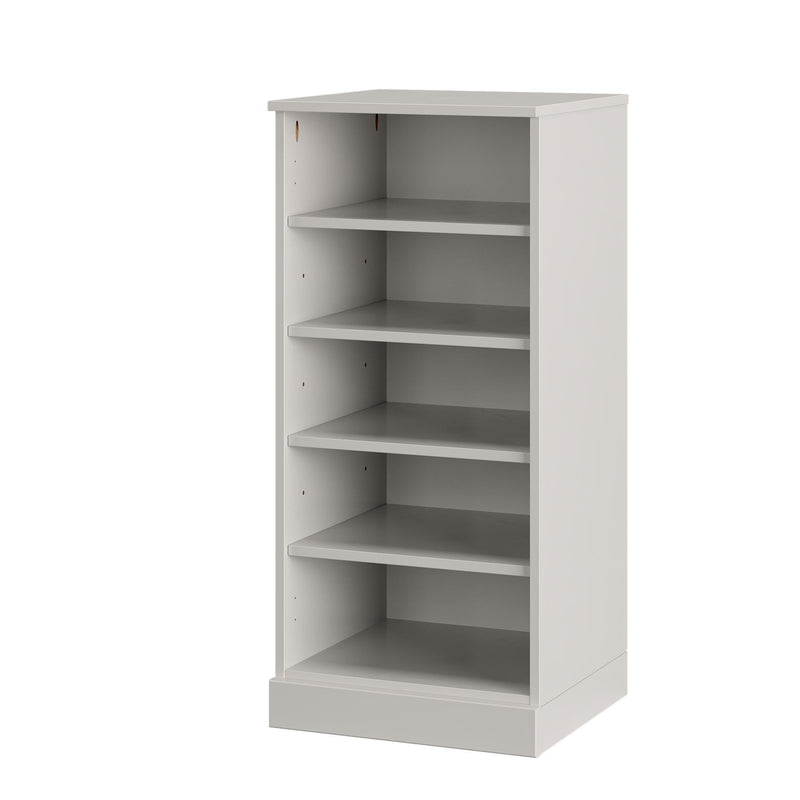 Ten Pair Solid Woodshoe Storage Cabinet (752053) - Off White