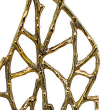 Load image into Gallery viewer, Marble Leaf Tabletop Sculpture - Gold / Gold

