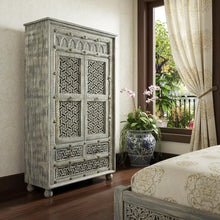 Load image into Gallery viewer, Solid Wood Three Drawer Gentleman'S Chest - Aged Gray
