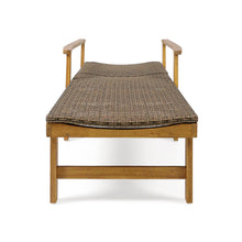 Load image into Gallery viewer, Hampton - Style Wood And Wicker Chaise Lounge With Adjustable Features And Natural - Natural
