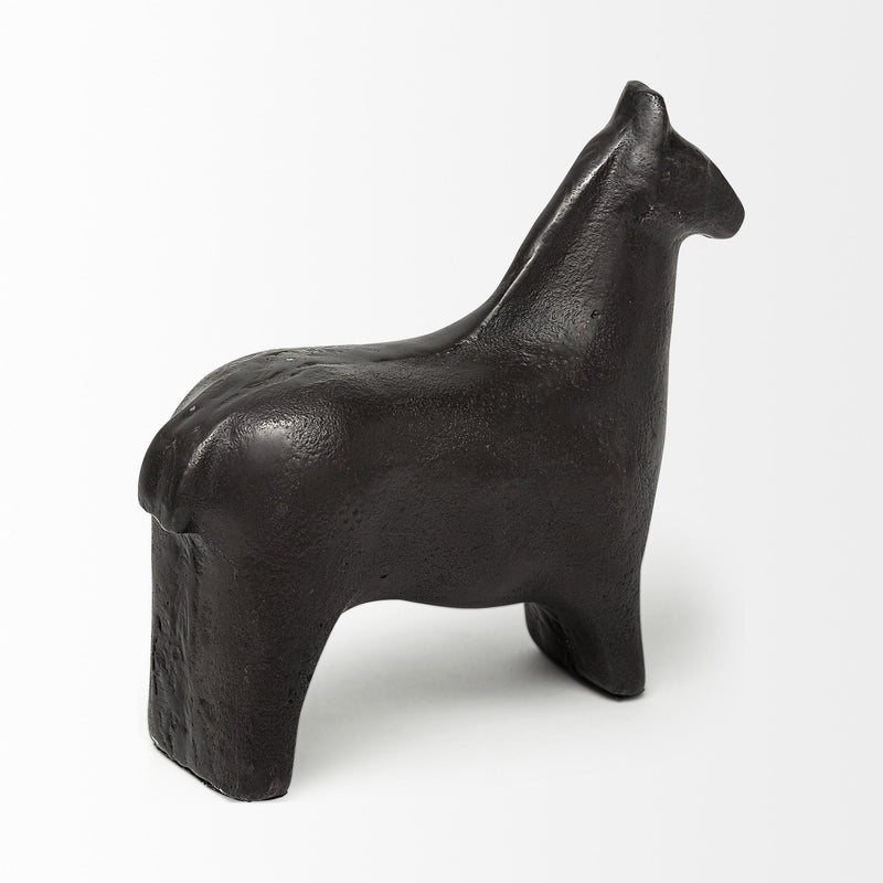 Metal Horse Tabletop Sculpture - Gold