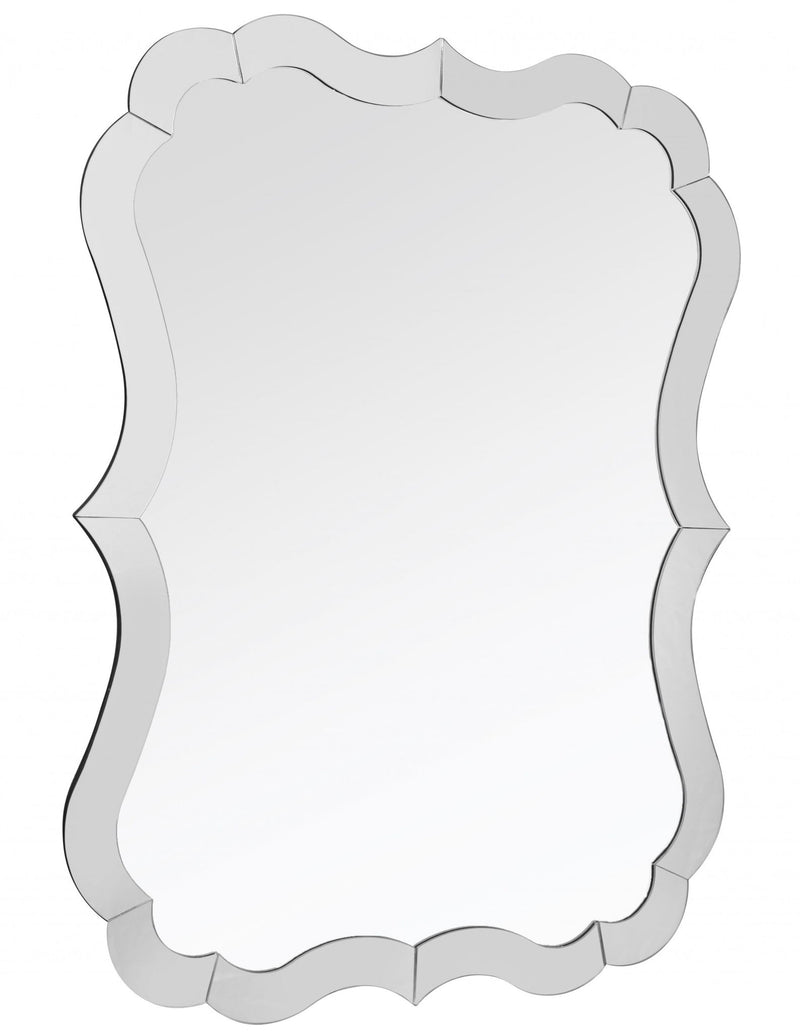 32" Novelty Glass Framed Accent Mirror - Clear