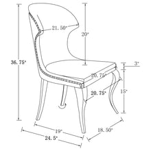 Load image into Gallery viewer, Daphne - Upholstered Dining Side Chair (Set of 2)

