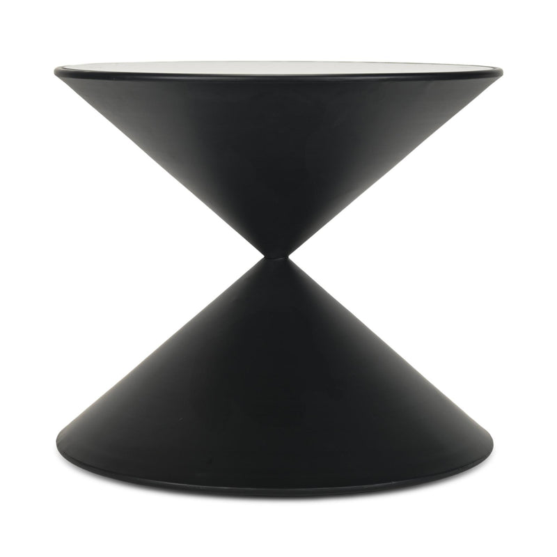 Round Hour End Table - Black
