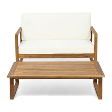 Load image into Gallery viewer, 4 Person Outdoor Seating Group With Water Resistant Cushions
